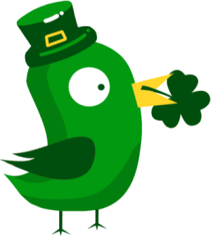 st patrick's day bird